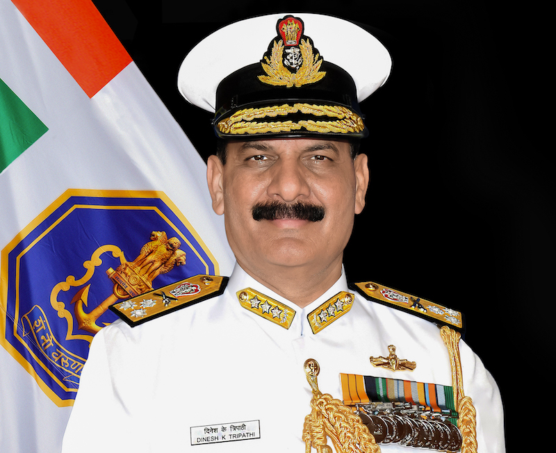 Vice Admiral Dinesh K Tripathi appointed next Indian Navy chief