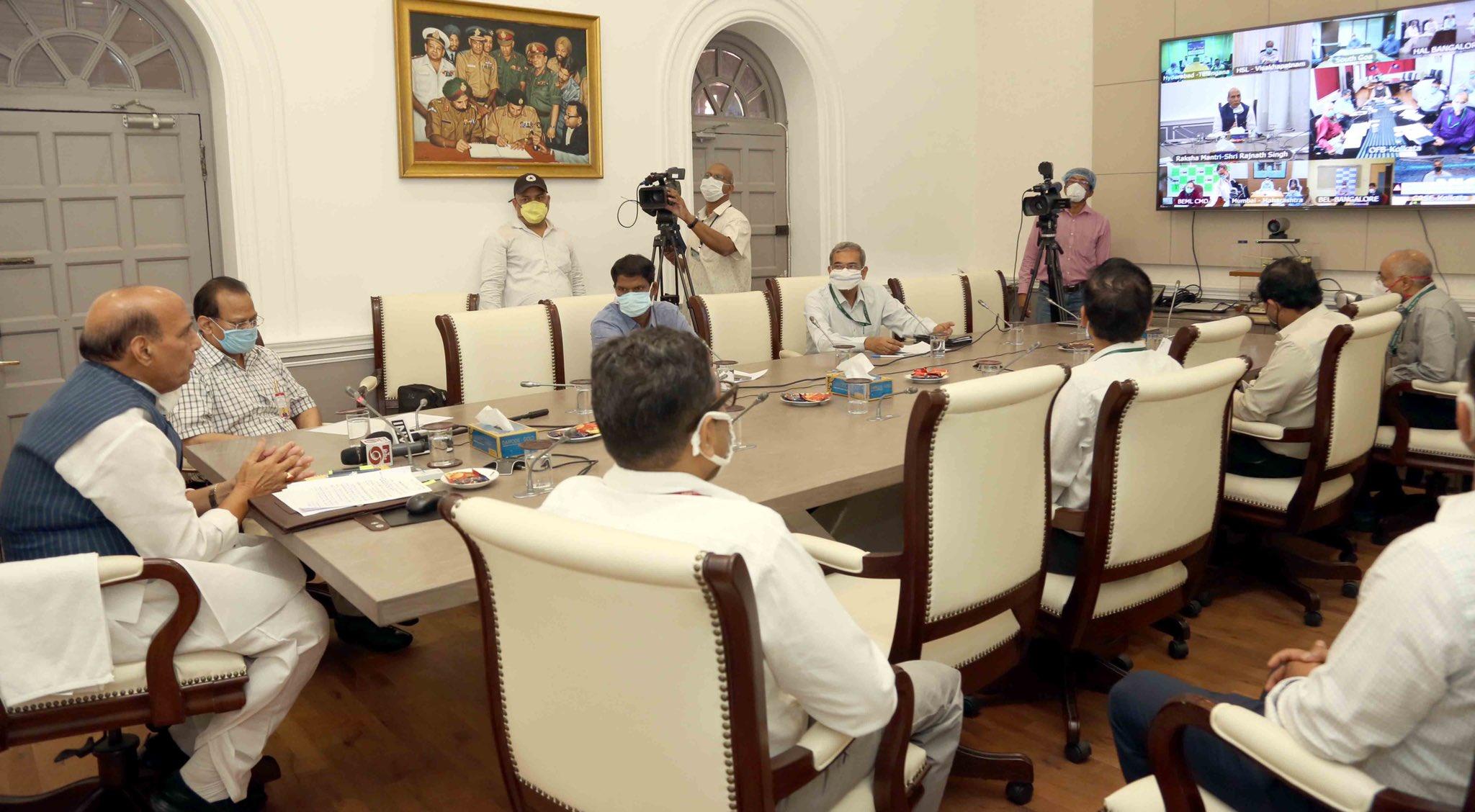 Rajnath Singh directs DPSUs, OFB to prepare contingency plans to deal with post lockdown situation  