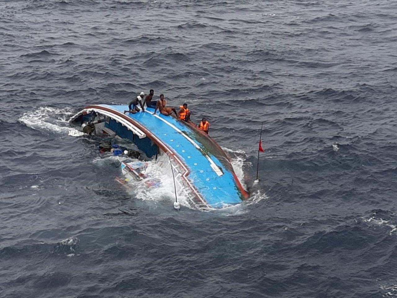 6 Sri Lankan fishermen rescued from rough seas: Indian Coast Guard