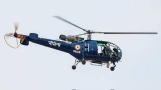 Indian Navys Chetak helicopter crashes at naval air station in Kochi, 1 dead