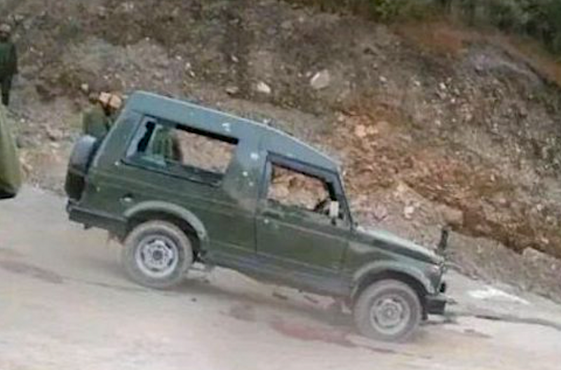 In yet another militant ambush on Indian Army vehicles in Jammu & Kashmirs Poonch-Rajouri sector, 4 soldiers killed in action, 3 injured