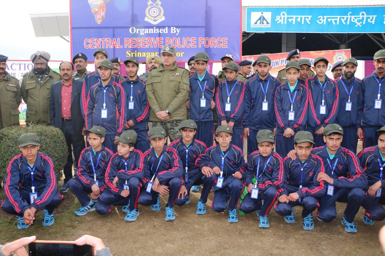 CRPF flags-off 1st batch of J&K students for Bharat Darshan