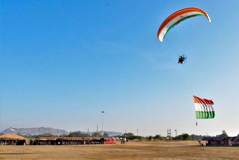NATEX K2K: Indian Army paramotor team completes epic Arunachal to Gujarat cross-India expedition