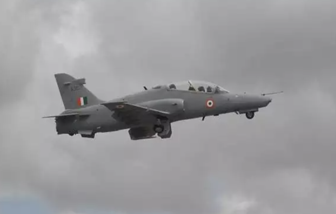 Indian Air Force Hawk trainer crashes in West Bengal, pilots eject safely