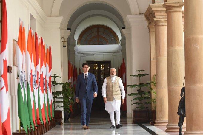 PM Modi discusses COVID-19 with Canadian counterpart