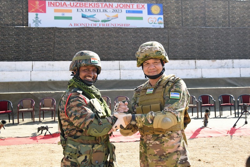 Indian and Uzbekistan armies conduct Dustlik  2023 exercise in Pithoragarh