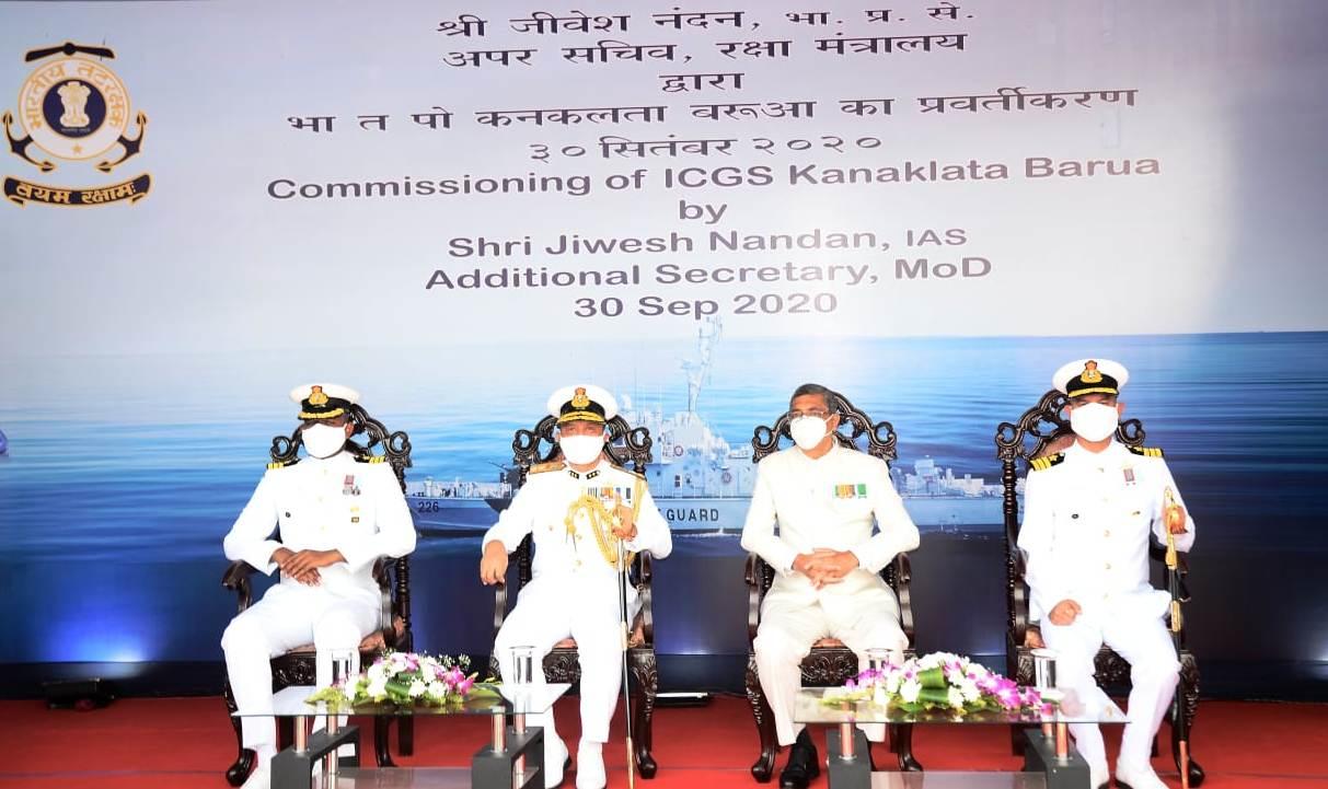 ICG Ship Kanaklata Barua commissioned at Kolkata