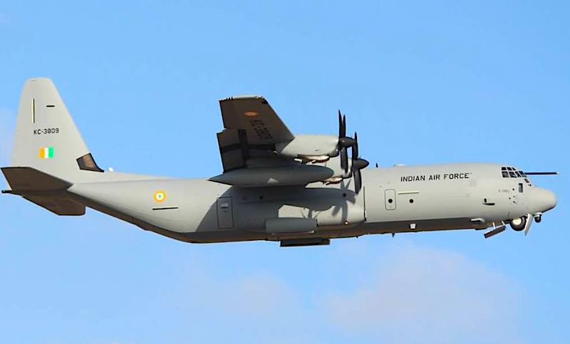 In a significant first, Indian Air Forces C-130J Super Hercules makes night landing at Kargil airstrip