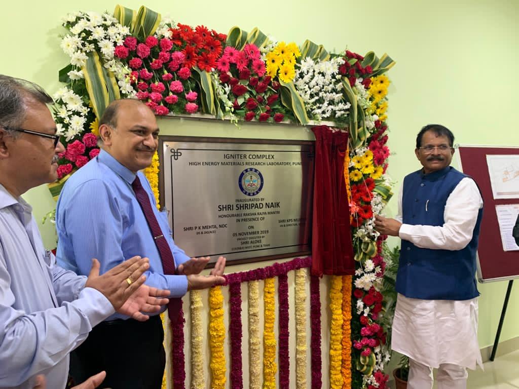 Naik inaugurates DRDOs Igniter Complex in Pune