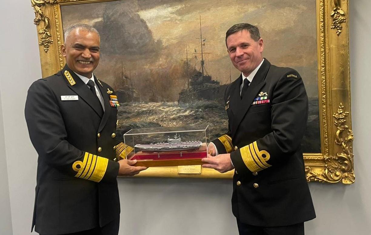 Admiral Hari Kumar, his Australian counterpart discuss ways to strengthen defence ties