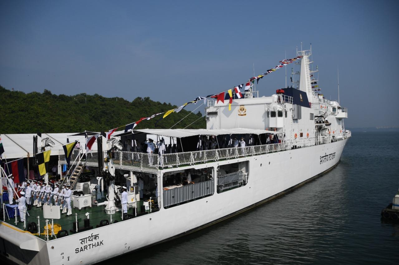  Indian Coast Guard Ship Sarthak commissioned 