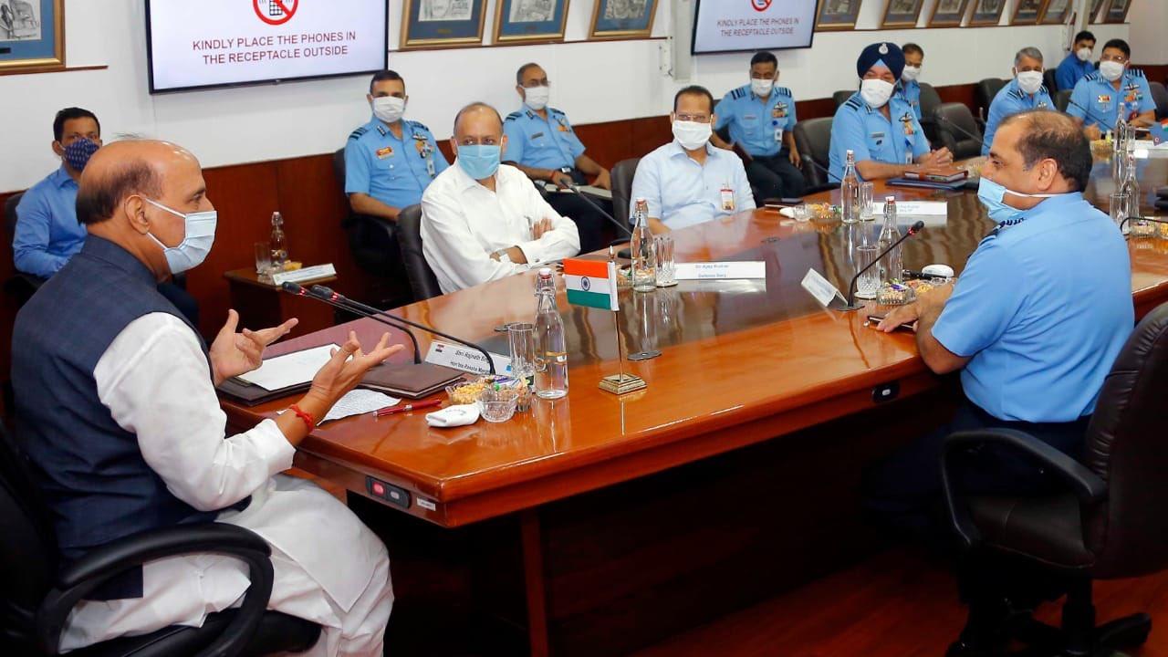 Defence Minister Rajnath Singh inaugurates 3-day-long Air Force Commanders Conference