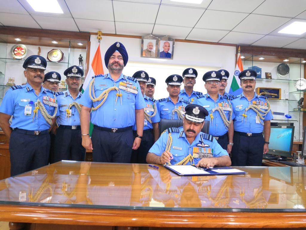 ACM RKS Bhadauria takes charge of IAF Chief 