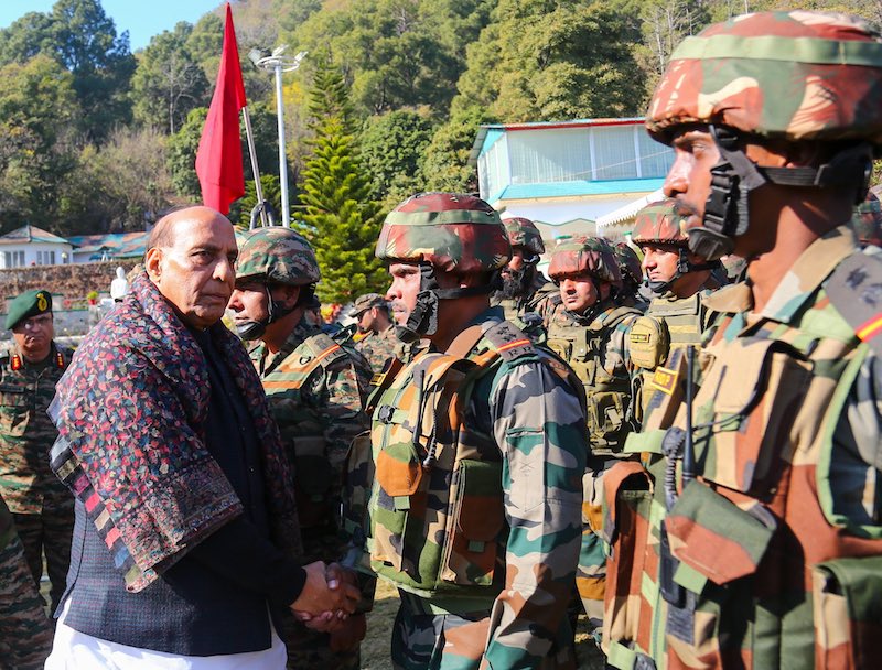 Rajnath Singh visits Jammu & Kashmir border areas, meets family of civilians allegedly killed by Indian Army 