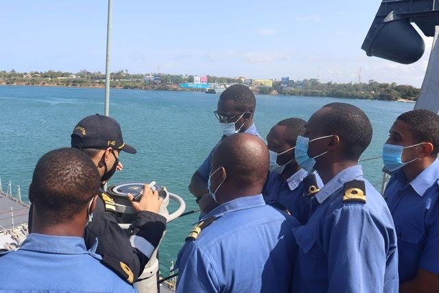  INS Talwar conducts training onboard for Kenya Navy personnel