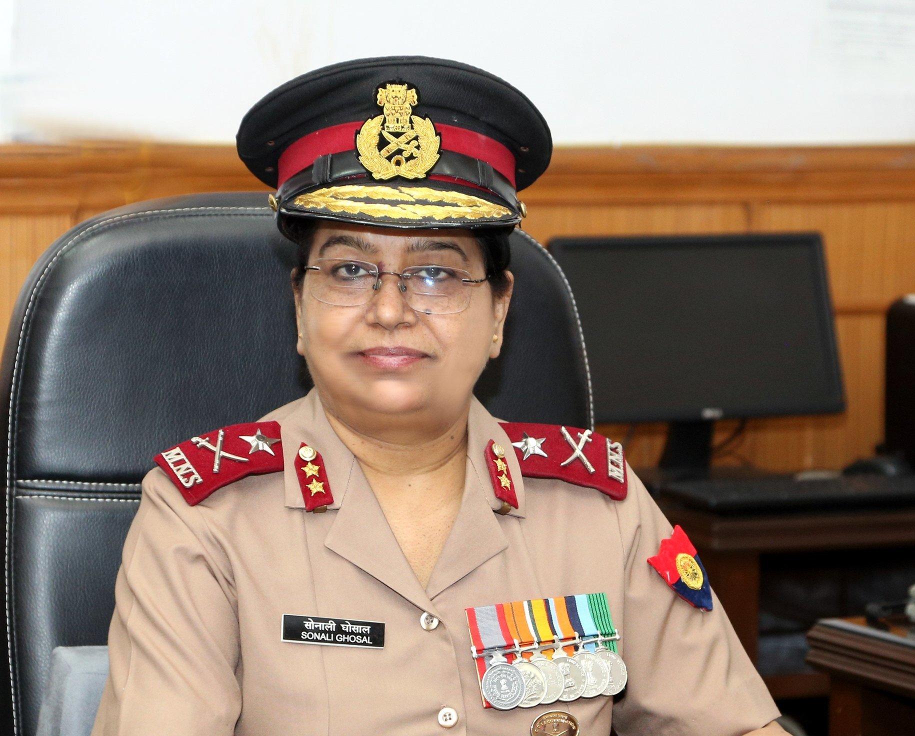Maj Gen Sonali Ghosal assumes charge as ADG Military Nursing Service 