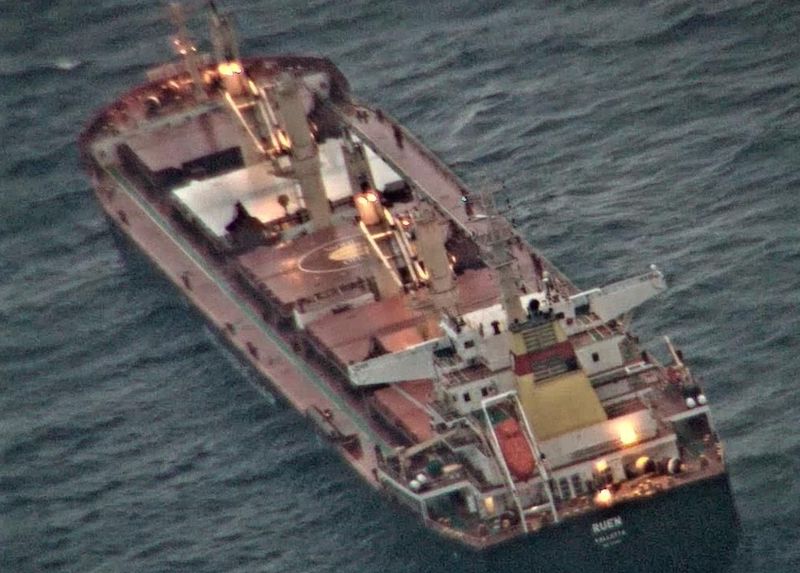 Indian Navy aircraft and warship respond to hijacked Maltese ships mayday call in Arabian Sea