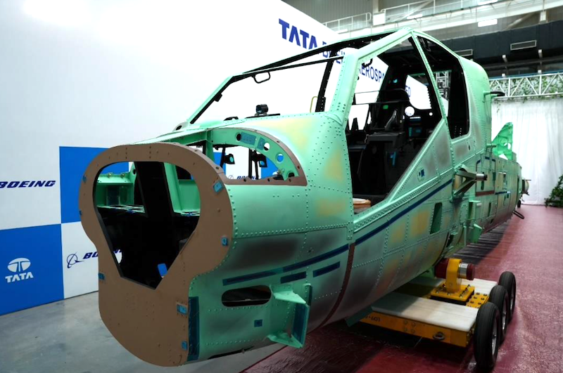Tata Boeing Aerospace delivers 250 made-in-India AH-64 Apache fuselages