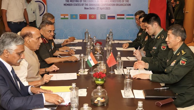 ‘You violated pacts and eroded ties,’ defence minister Rajnath Singh tells his Chinese counterpart Li Shangfu