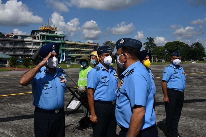 IAF: EAC chief Air Marshal Dev reviews operational preparedness of Tezpur and Missamari AFS