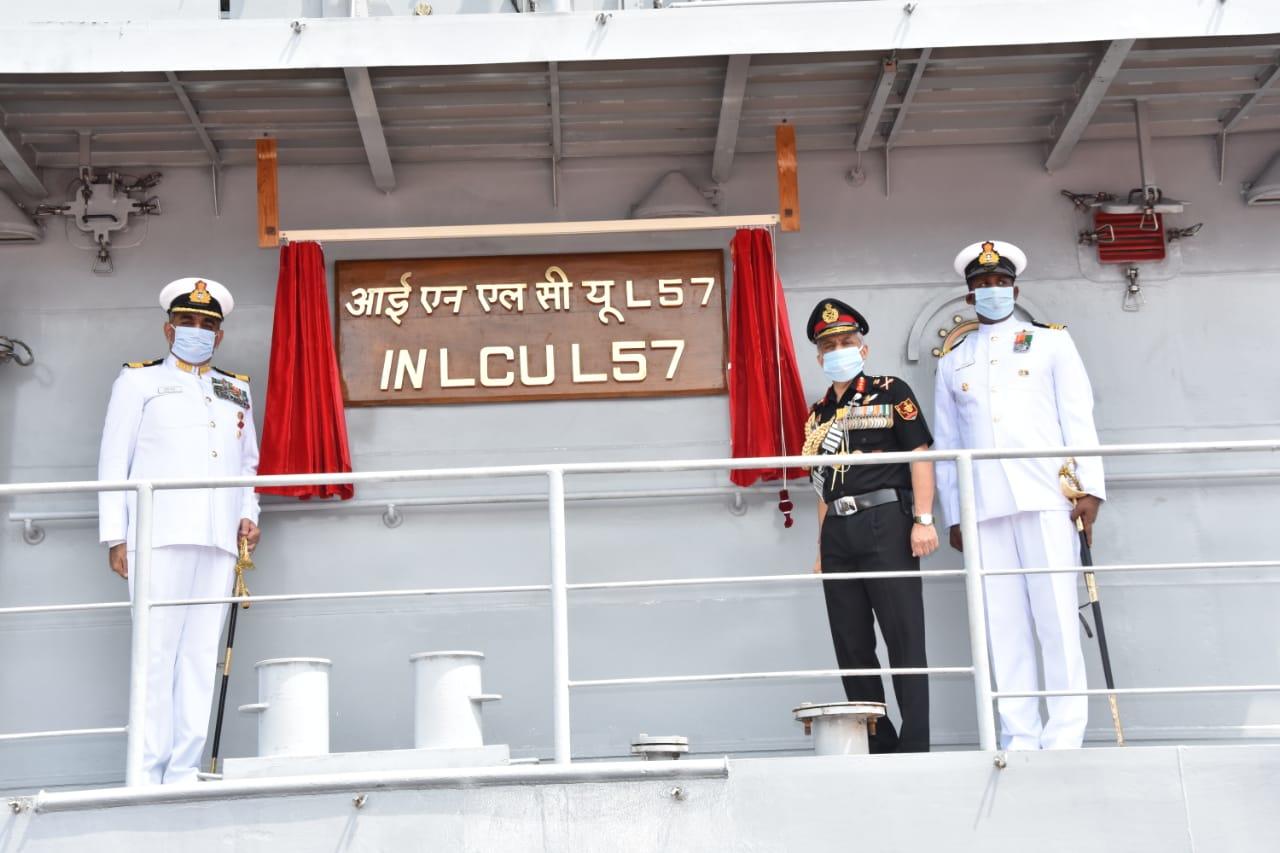 GRSE-built 7th Landing Craft Utility warship commissioned at Andaman and Nicobar Command 