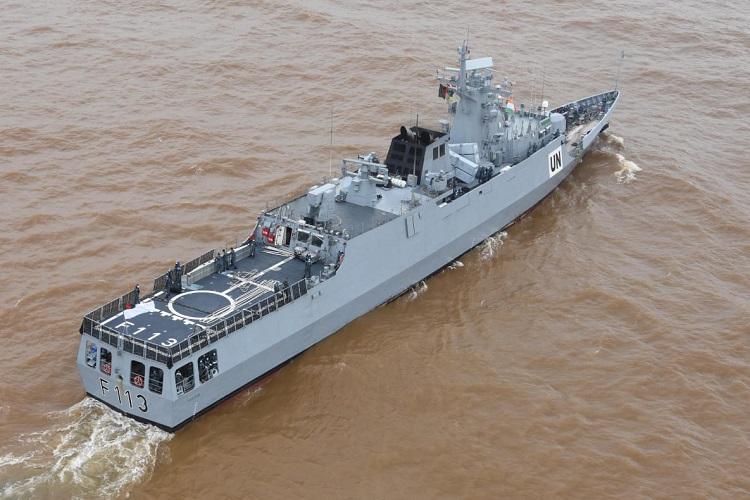 Bangladesh navy ship Sangram makes port call in Goa