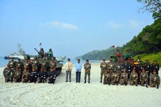 President Kovind witnesses operational demonstration of Andaman and Nicobar Command