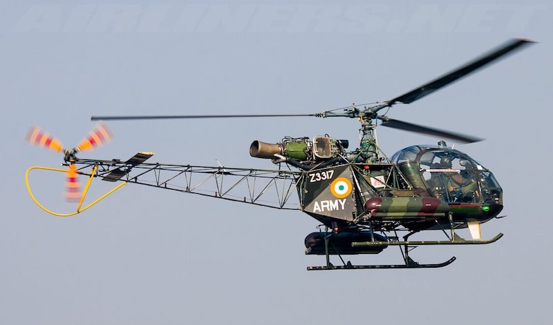 Indian Army Cheetah helicopter crashes in Arunachal Pradesh, two pilots dead