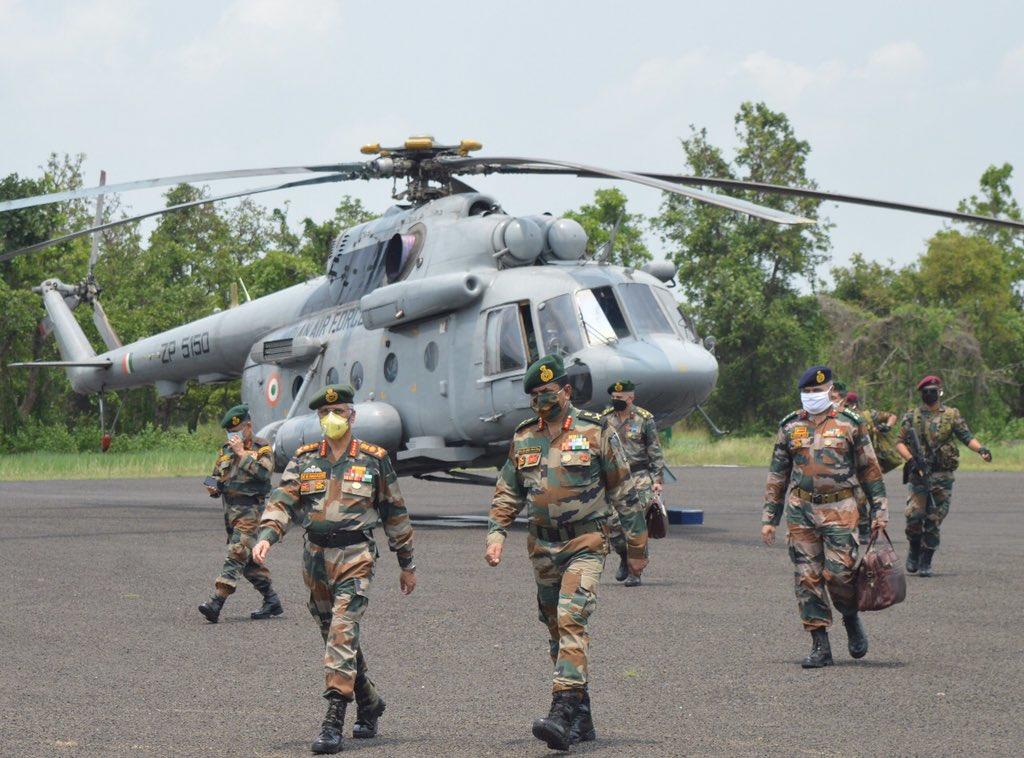 Gen Naravane visits various field formations in Eastern India