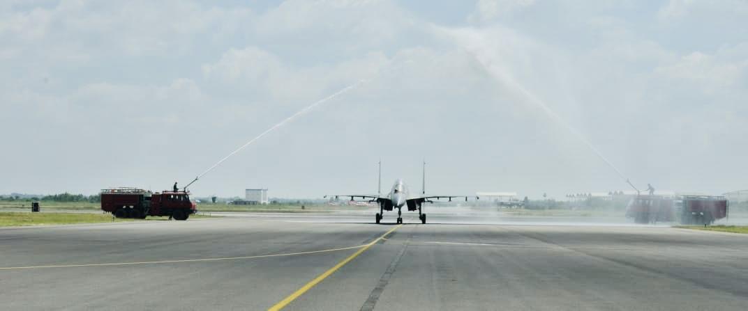 Sukohi-30 MKI jet squadron inducted at Thanjavur Air Force station  