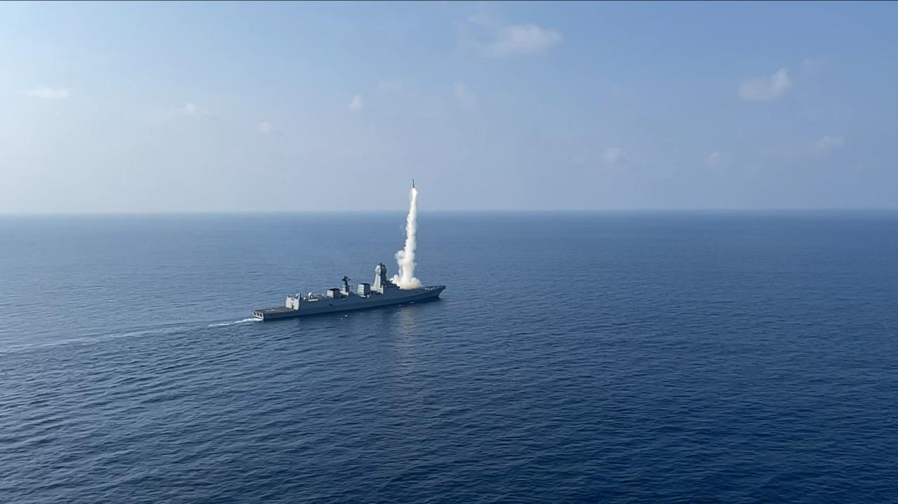 Indian Navy successfully test fires advanced version of BrahMos missile