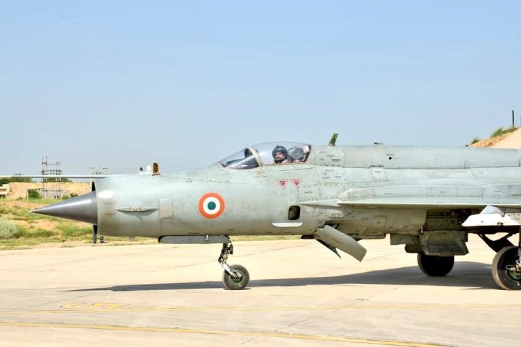 Indian Air Force chief ACM Bhadauria flies MiG-21 Bison