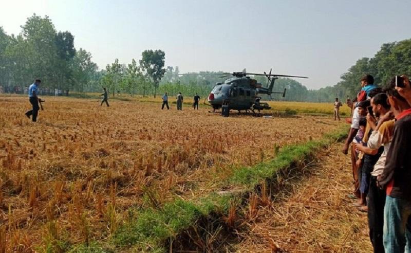 IAFs Rudra helicopter makes precautionary landing in UP