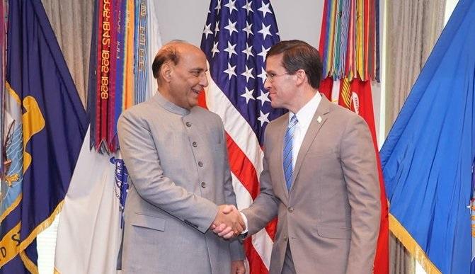 Rajnath Singh, Esper exchange views on regional developments