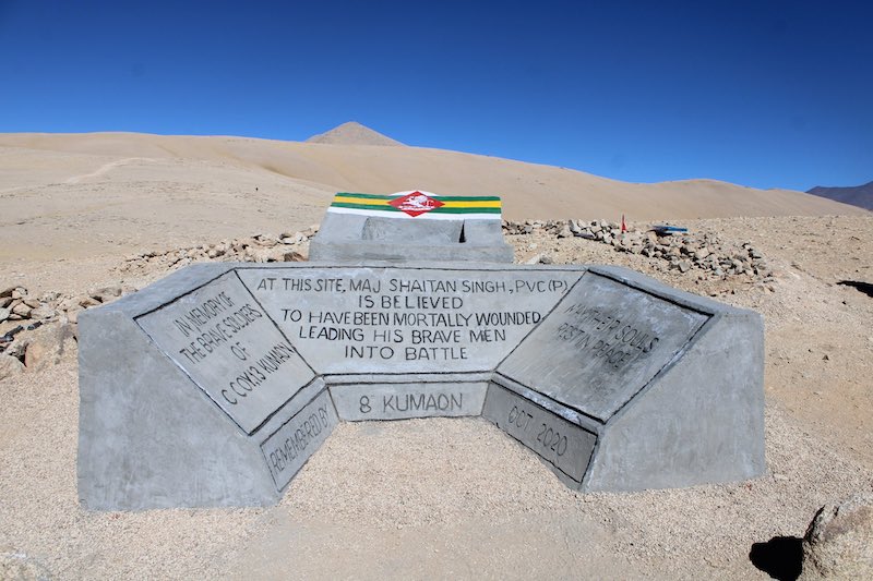 1962 war hero Major Shaitan Singhs Rezang-la memorial razed in buffer-zone concession to China