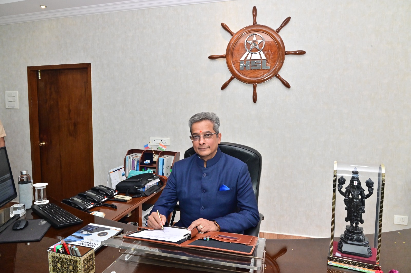 Rear Admiral Chandrasekharan Raghuram takes charge as Hindustan Shipyard CMD amid submarine construction push