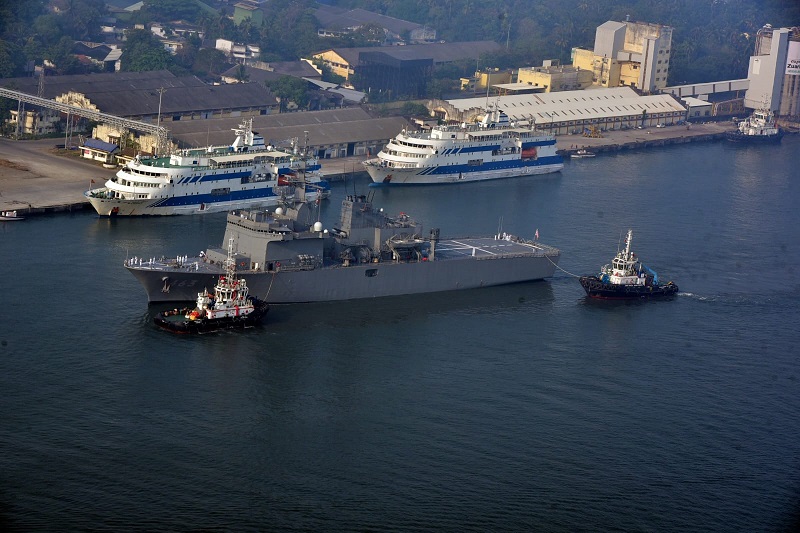 Japan Maritime Self-Defence Force warships Uraga and Awaji make port call at Kochi