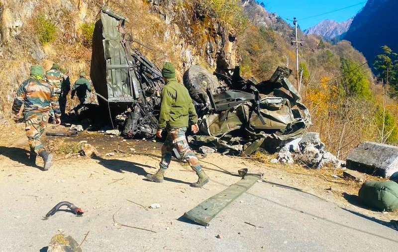 In Sikkims Zema, 16 Indian Army soldiers killed in truck accident