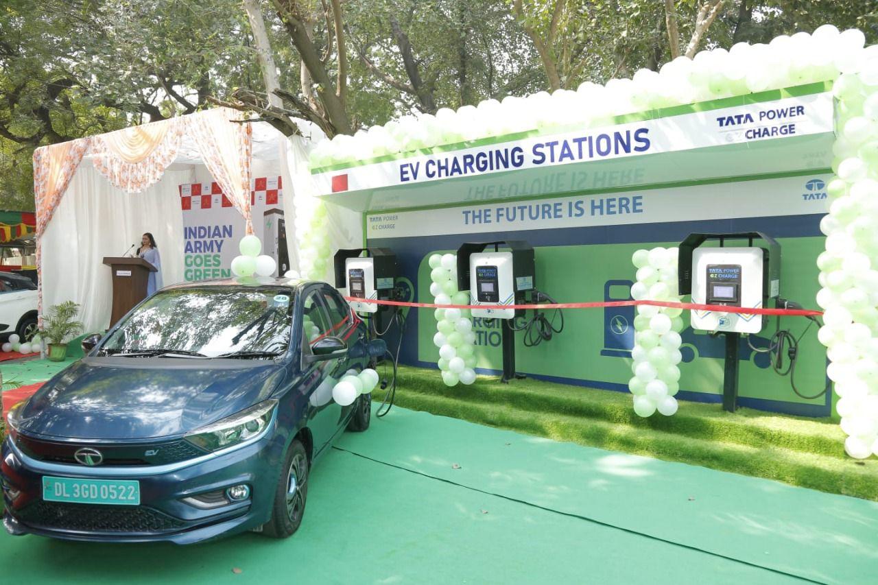 Go-Green Initiative: Indian Army, Tata Power join hands for setting up of 16 EV charging stations