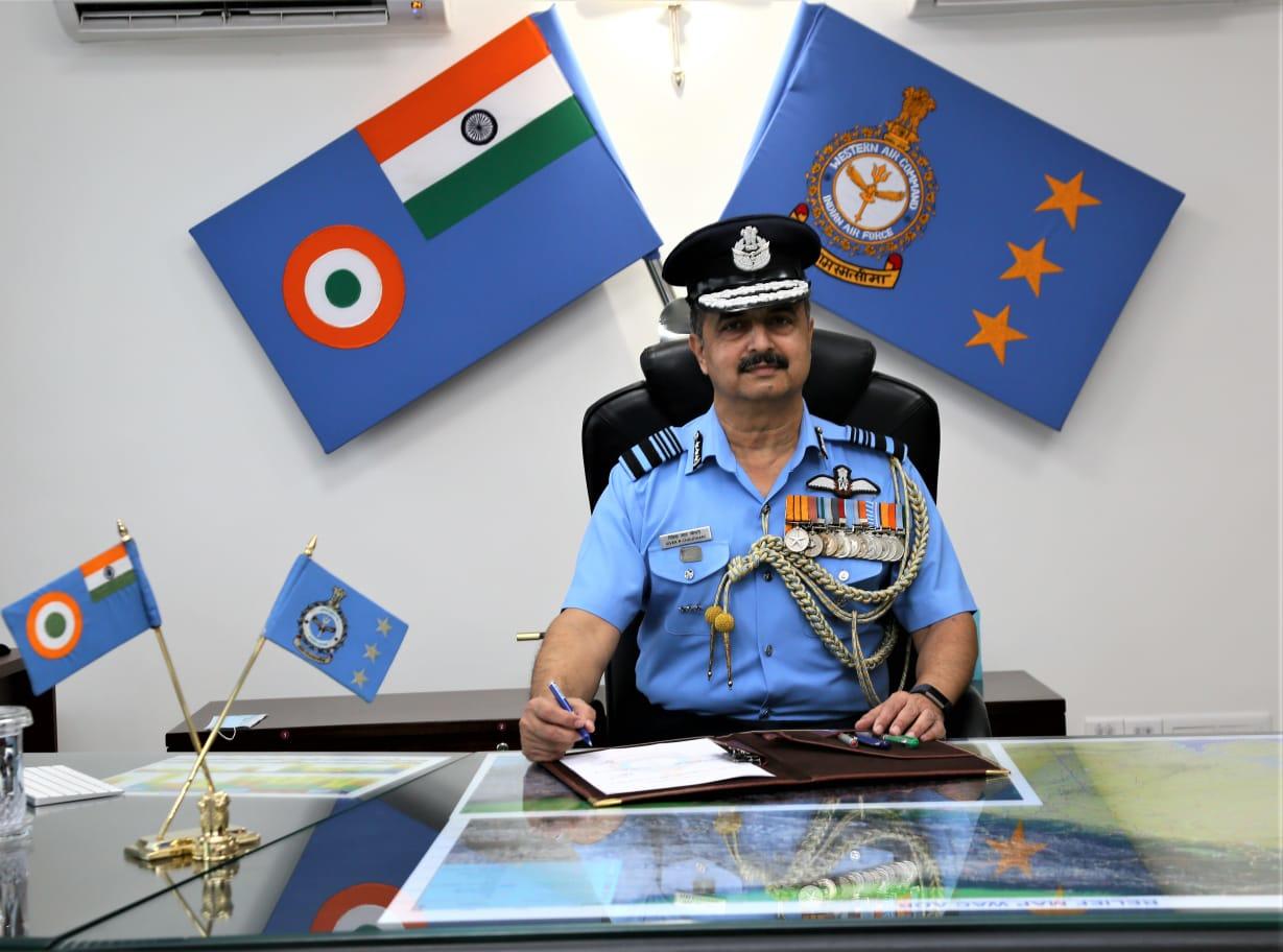 Air Marshal VR Chaudhari assumes charge as Western Air Command chief