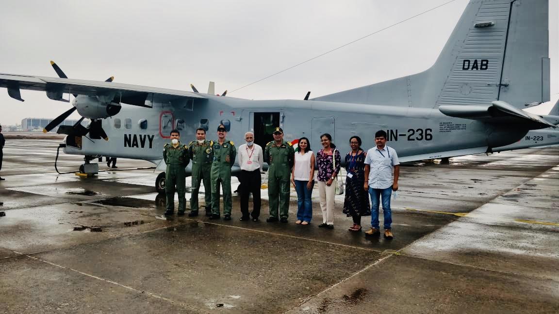 COVID-19: Indian Navy transports medical team to Pune for setting up test facility