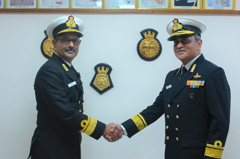  Rear Admiral IB Uthaiah assumes charge as Warship Design Bureau director general