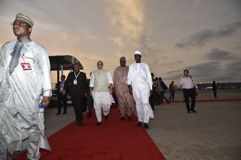 Rajnath Singh attends swearing-in ceremony of president-elect of Nigeria Bola Ahmed Tinubu