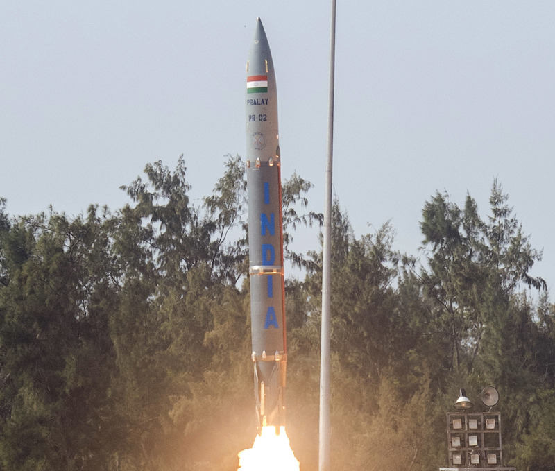 Pralay ballistic missile gets government nod for Indian Air Force and Indian Army