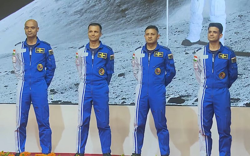 Gaganyaan human-spaceflight mission: Prime Minister Narendra Modi unveils names of four selected astronauts
