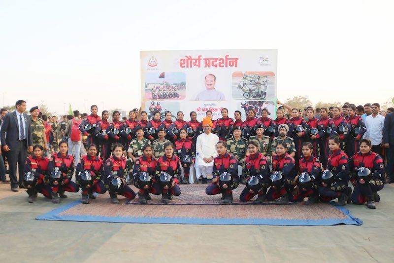 Seema Bhawani: Meet the BSFs record-breaking all-women daredevil bikers