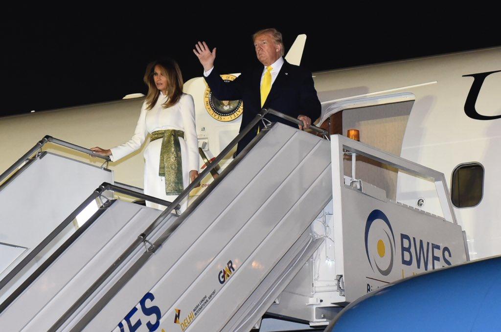 Trumps arrive in Delhi, sign defence deal tomorrow 