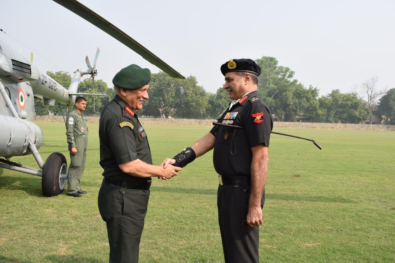 Army chief visits Sapta Shakti Command in Jaipur 
