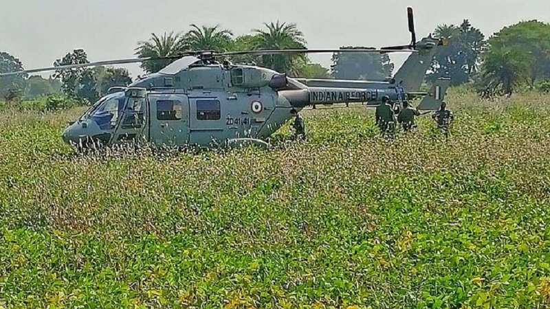 Indian Air Forces helicopter makes emergency landing near Bhopal