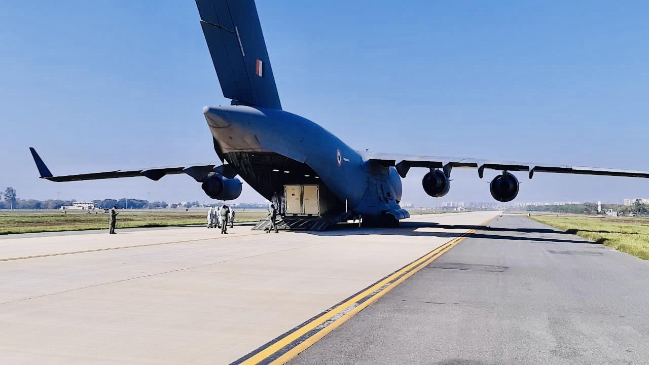 Coronavirus: IAFs C-17 lands at Hindan base with 58 Indians from Iran